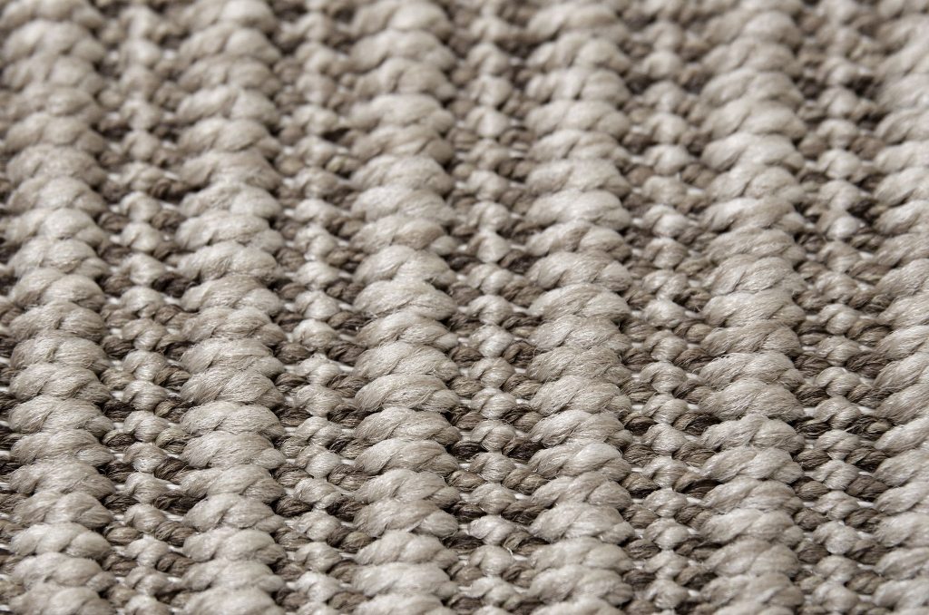 Taffino Tweed grau close up detail