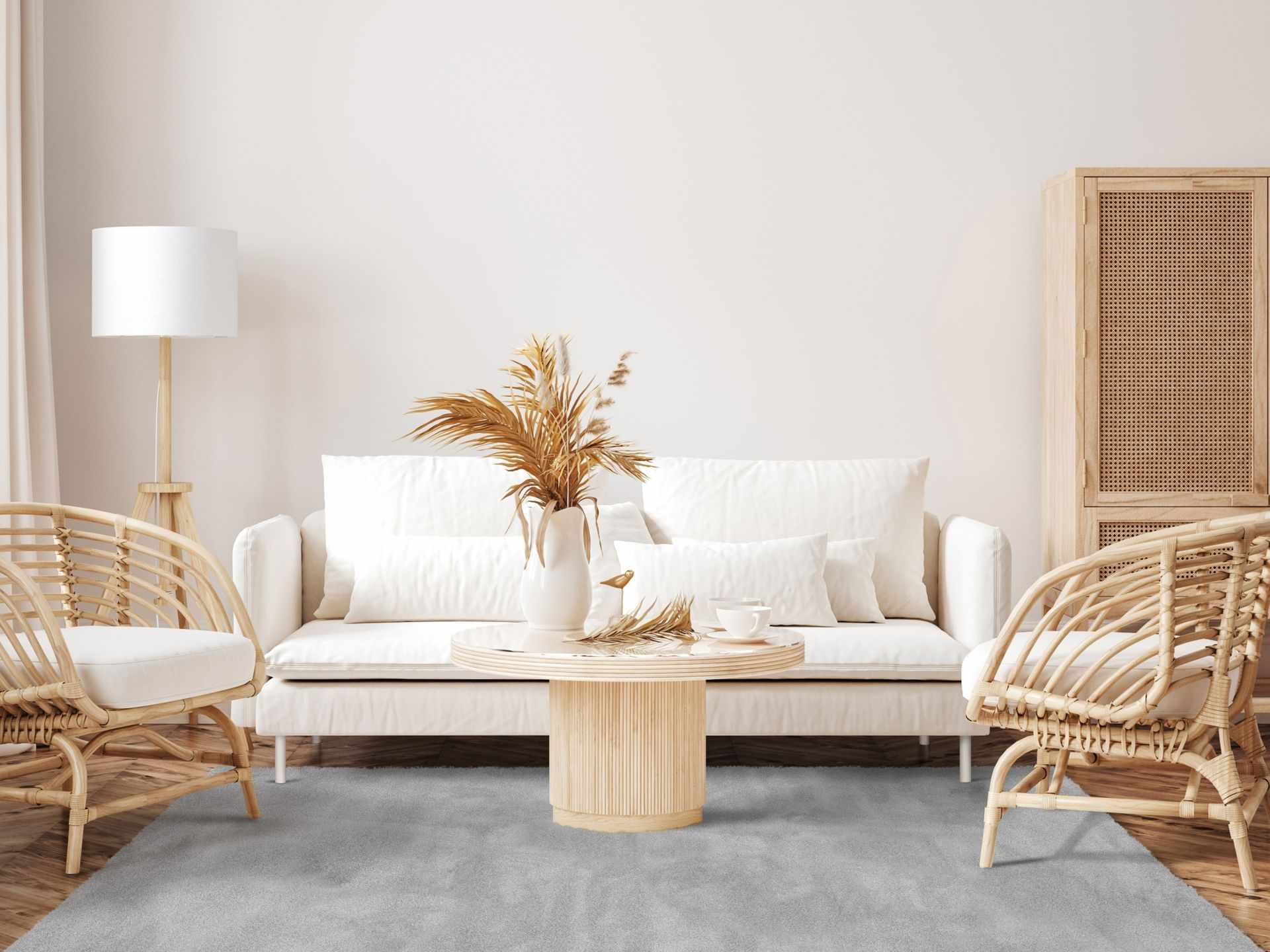 Seestoff hellgrau Detail Milieu